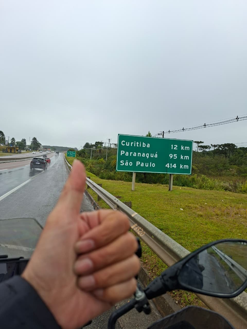 Contando os quilômetros que faltam